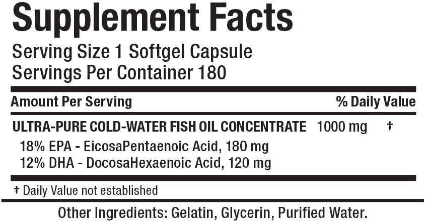 Omega 3 AllMax Nutrition | 180 caps