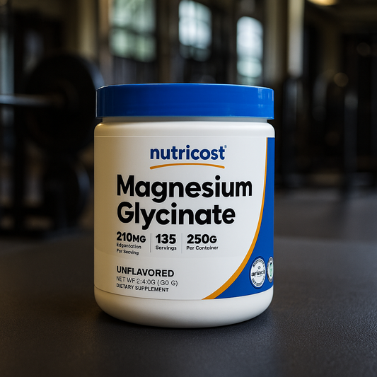 Nutricost Magnesio Glicinato en polvo (250g)